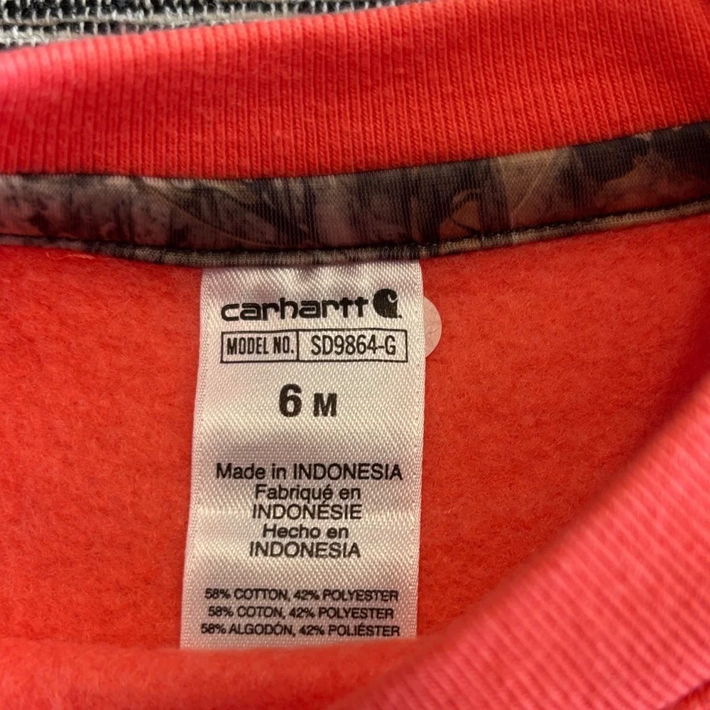 Carhartt Kids Coral Fawn Graphic Sweatshirt